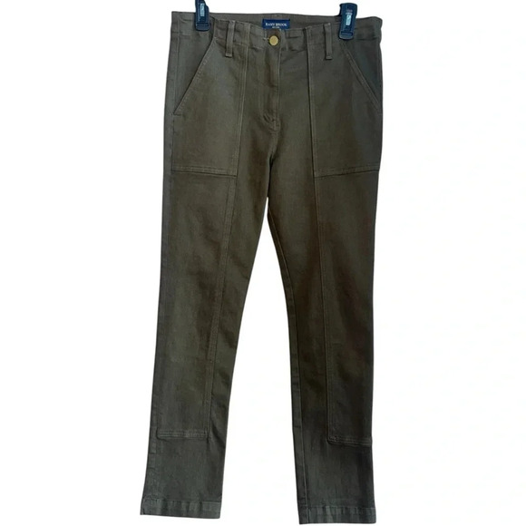 RAMY BROOK | Arizona Cargo Pants in Clover | Olive Green High Waisted Ankle | 28 - Picture 8 of 12